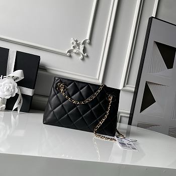 Bagsaaa Chanel Spring Summer 2026 Mini Shopping Bag AS6248 Black - 25cm