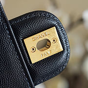 Bagsaaa Chanel Spring Summer 2026 collection Small Flap Bag AS6130 Dark Blue - 22cm - 3