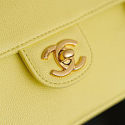 Bagsaaa Chanel Spring Summer 2026 collection Small Flap Bag AS6130 Yellow - 22cm - 4
