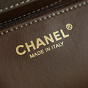Bagsaaa Chanel Spring Summer 2026 collection Small Flap Bag AS6130 Gray - 22cm - 2