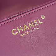 Bagsaaa Chanel Spring Summer 2026 collection Small Flap Bag AS6130 Pink - 22cm - 4