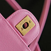 Bagsaaa Chanel Spring Summer 2026 collection Small Flap Bag AS6130 Pink - 22cm - 2