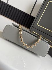 Bagsaaa Chanel Spring Summer 2026 collection Flap Bag AS6112 gray - 25cm - 4