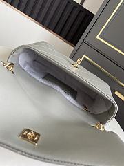 Bagsaaa Chanel Spring Summer 2026 collection Flap Bag AS6112 gray - 25cm - 3
