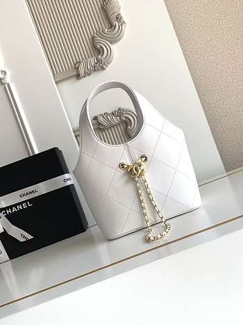 Bagsaaa Chanel Spring Summer 2026 collection Small Tote AS6132 White - 27.5cm