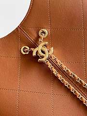 Bagsaaa Chanel Spring Summer 2026 collection Shopping Bag AS6108 brown - 35cm - 2