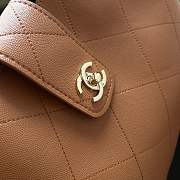 Bagsaaa Chanel 2026 collection Maxi Shopping Bag AS6095 brown - 54cm - 3