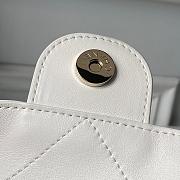 Bagsaaa Chanel 2026 collection Mini Hobo Bag AS6138 white - 23cm - 3
