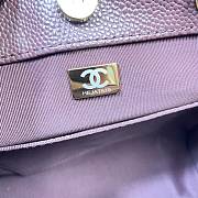 Bagsaaa Chanel 2026 collection Mini Shopping Bag AS6025 Burgundy - 25cm - 3