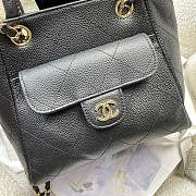 Bagsaaa Chanel 2026 collection Mini Shopping Bag AS6025 black - 25cm - 3