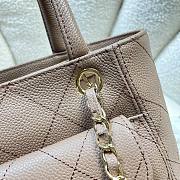 Bagsaaa Chanel 2026 collection Mini Shopping Bag AS6025 brown - 25cm - 3