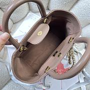 Bagsaaa Chanel 2026 collection Mini Shopping Bag AS6025 brown - 25cm - 4