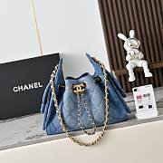 Bagsaaa CHANEL 25 Mini Handbag AS5631 denim - 22cm - 1