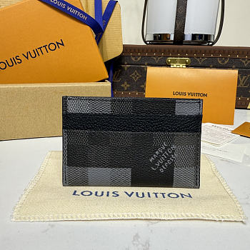 Bagsaaa LV M14929 Double Card Holder black - 11 x 7 x 1.5 cm