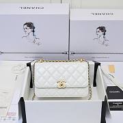 Bagsaaa Chanel Small Flap Bag AS2649 white - 22cm - 1