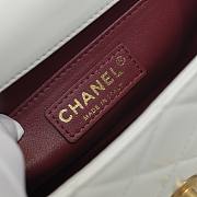 Bagsaaa Chanel Small Flap Bag AS2649 white - 22cm - 3