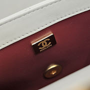 Bagsaaa Chanel Small Flap Bag AS2649 white - 22cm - 2