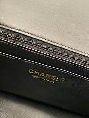 Bagsaaa Chanel Mini Classic Handbag With Top Handle AS2431 black lambskin - 20cm - 3