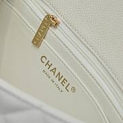 Bagsaaa Chanel Mini Classic Handbag white caviar - 20cm - 4