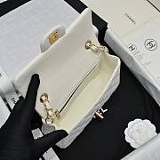 Bagsaaa Chanel Mini Classic Handbag white caviar - 20cm - 2