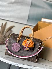 Bagsaaa LV M27512 Speedy Soft 30 Monogram Orange - 30cm - 1