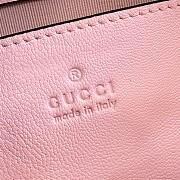 Bagsaaa Gucci GG Marmont small shoulder bag 837280 pink - 22cm - 3