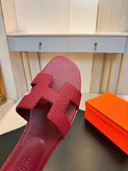 Bagsaaa Hermes Oran sandal red - 3
