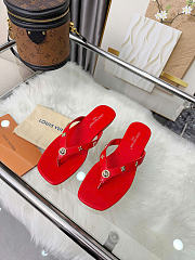 Bagsaaa LV Gaia Flat Thong red - 1