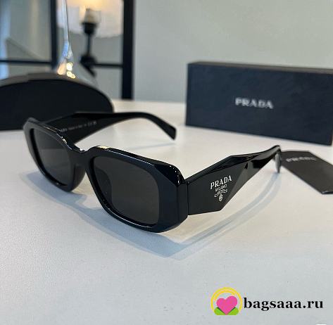 Bagsaaa Prada Symbole sunglasses black lenses  - 1