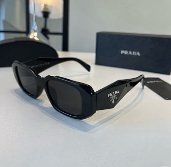 Bagsaaa Prada Symbole sunglasses black lenses 