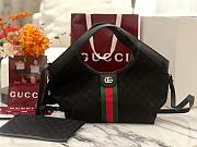 Bagsaaa Gucci Giglio small tote bag 860845 black canvas - 25cm - 1