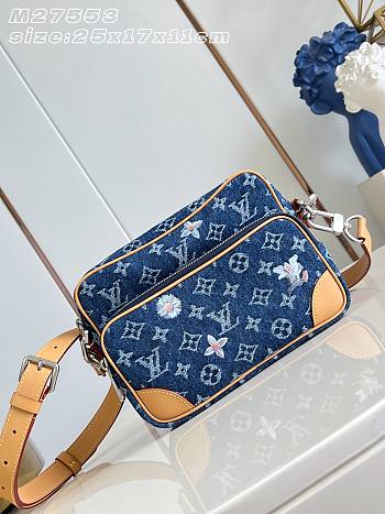 Bagsaaa LV M27553 Nil bag Monogram Flowers Denim - 25cm