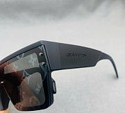 Bagsaaa LV Waimea L sunglasses feature a black acetate frame - 3