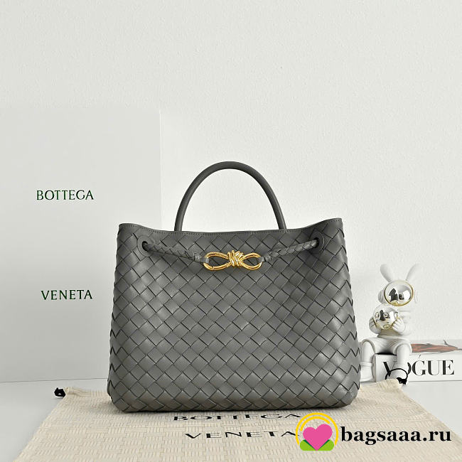 Bagsaaa Bottega Veneta Andiamo 766016 Basalt - 32x25x11 cm - 1