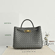 Bagsaaa Bottega Veneta Andiamo 766016 Basalt - 32x25x11 cm - 1