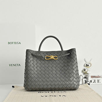 Bagsaaa Bottega Veneta Andiamo 766016 Basalt - 32x25x11 cm
