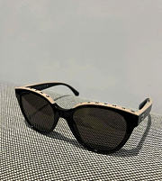 Bagsaaa Chanel Butterfly Sunglasses A71339 Black & Beige - 1