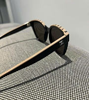 Bagsaaa Chanel Butterfly Sunglasses A71339 Black & Beige - 4