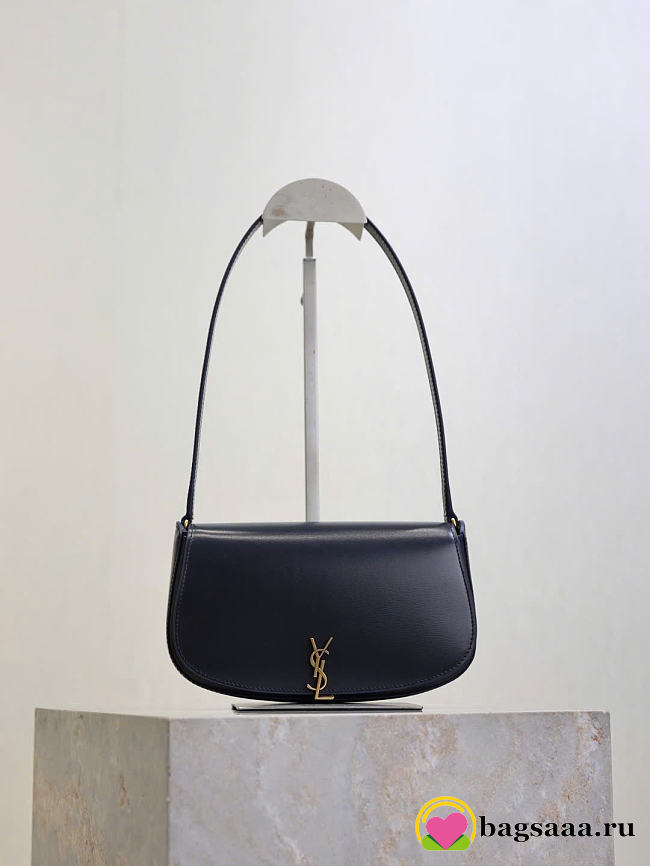 Bagsaaa YSL Mini Voltaire In Box Saint Laurent 844302 Black - 21cm - 1