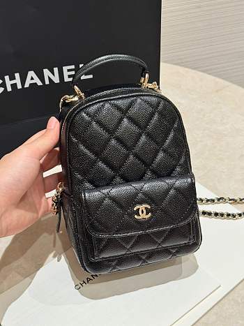 Bagsaaa Chanel Classic Mini Backpack black caviar - 18cm