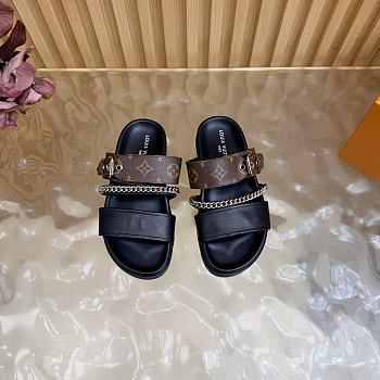 Bagsaaa LV Vibe Comfort Mule Black & Monogram