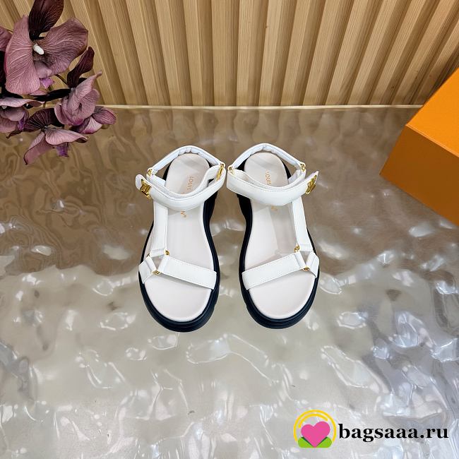 Bagsaaa Nevada Comfort Sandal Ecru White - 1