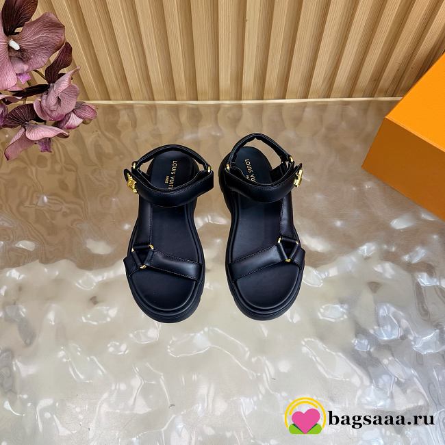 Bagsaaa Nevada Comfort Sandal Black - 1
