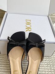 Bagsaaa Dior Bow Slide Black Lambskin - 3