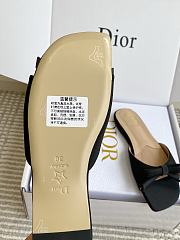 Bagsaaa Dior Bow Slide Black Lambskin - 2