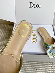 Bagsaa Dior Bow Slide Multicolor Dior Secret Garden Jacquard - 2