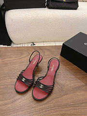 Bagsaaa Chanel Métiers d’art 2026 Sandals G47384 black - 6cm - 1