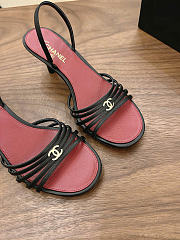 Bagsaaa Chanel Métiers d’art 2026 Sandals G47384 black - 6cm - 2