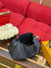 Bagsaaa LV M14202 Keepall Bandoulière 50 Monogram Eclipse Canvas - 50cm - 4