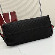 Bagsaaa Gucci Brera large crossbody bag 864485 black GG canvas - 45cm - 3